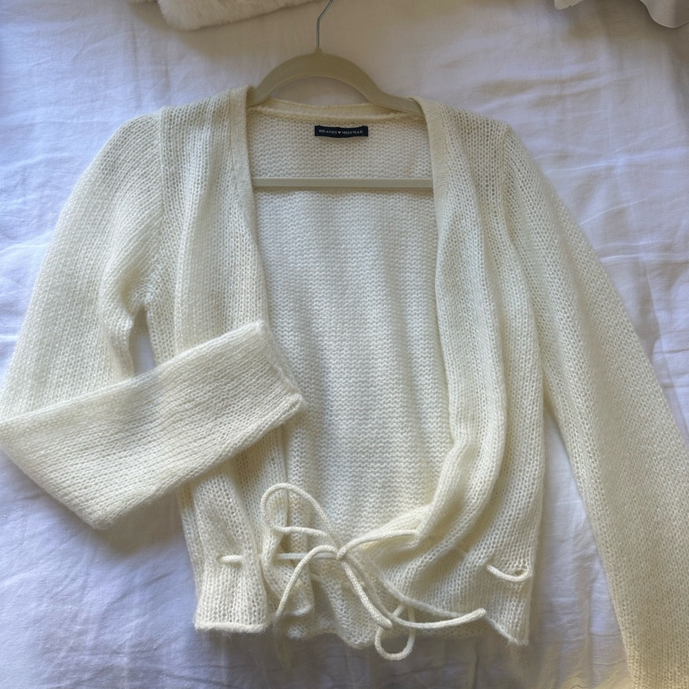 Brandy Melville Cream Knit Cardigan